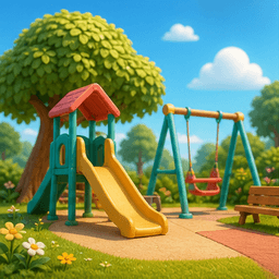 Cartoon artwork for At the Park