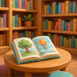 Game artwork for At the library
